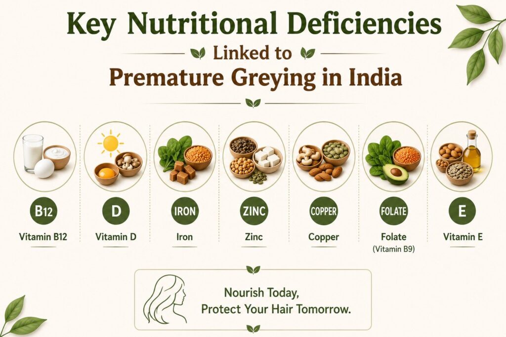 Key Nutritional Deficiencies Linked to Premature Greying in India