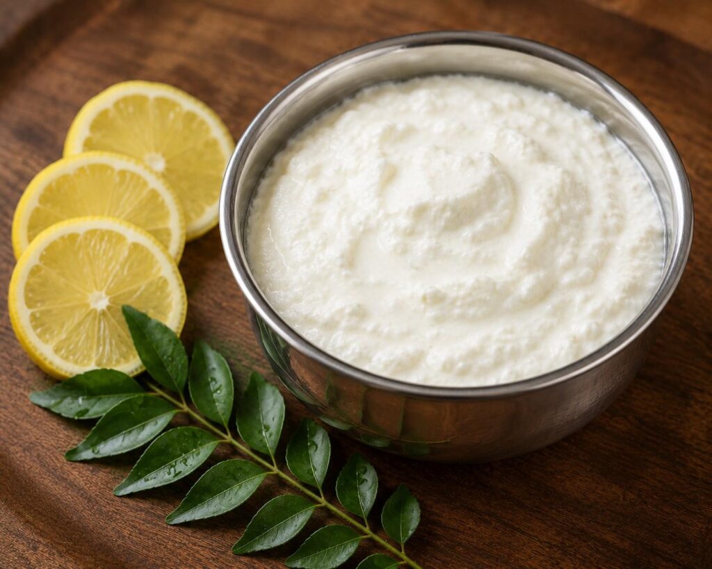 curd hair mask home remedy for dandruff and dry scalp