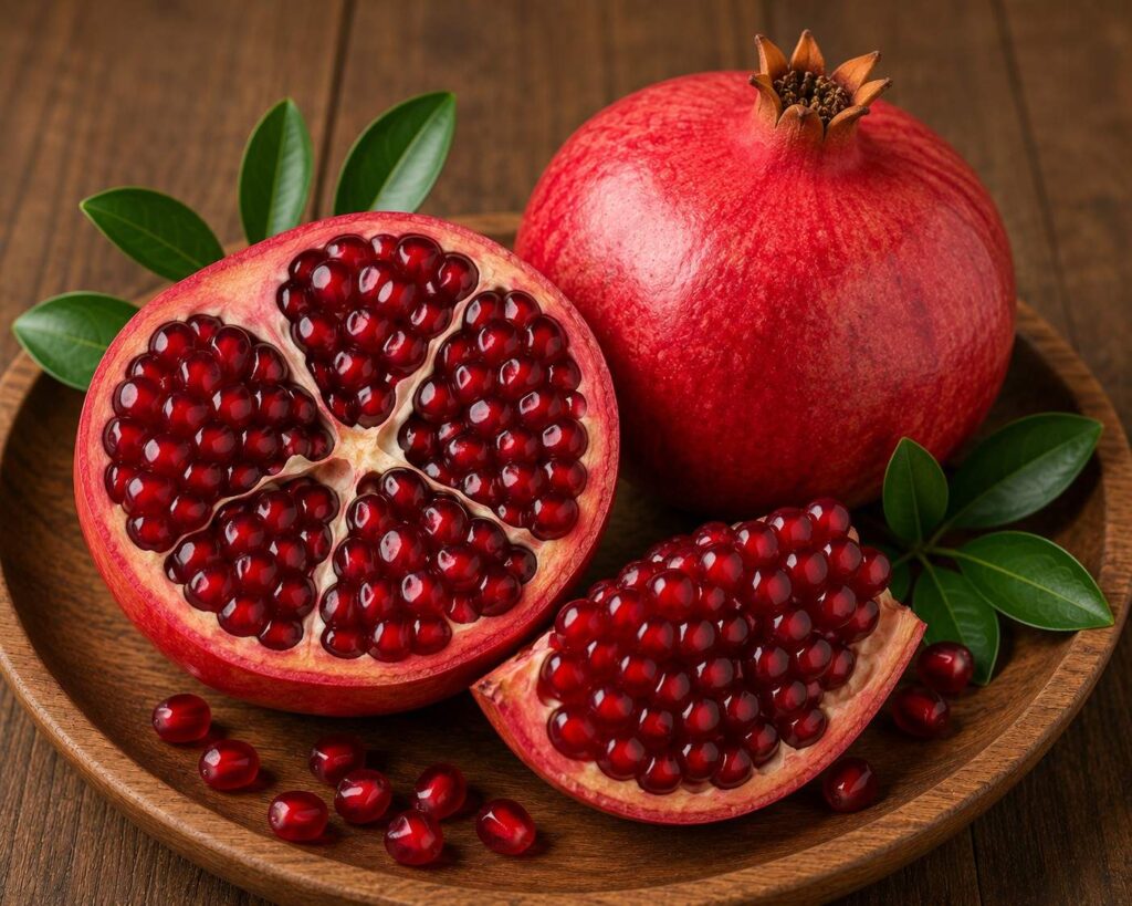 pomegranate for scalp circulation