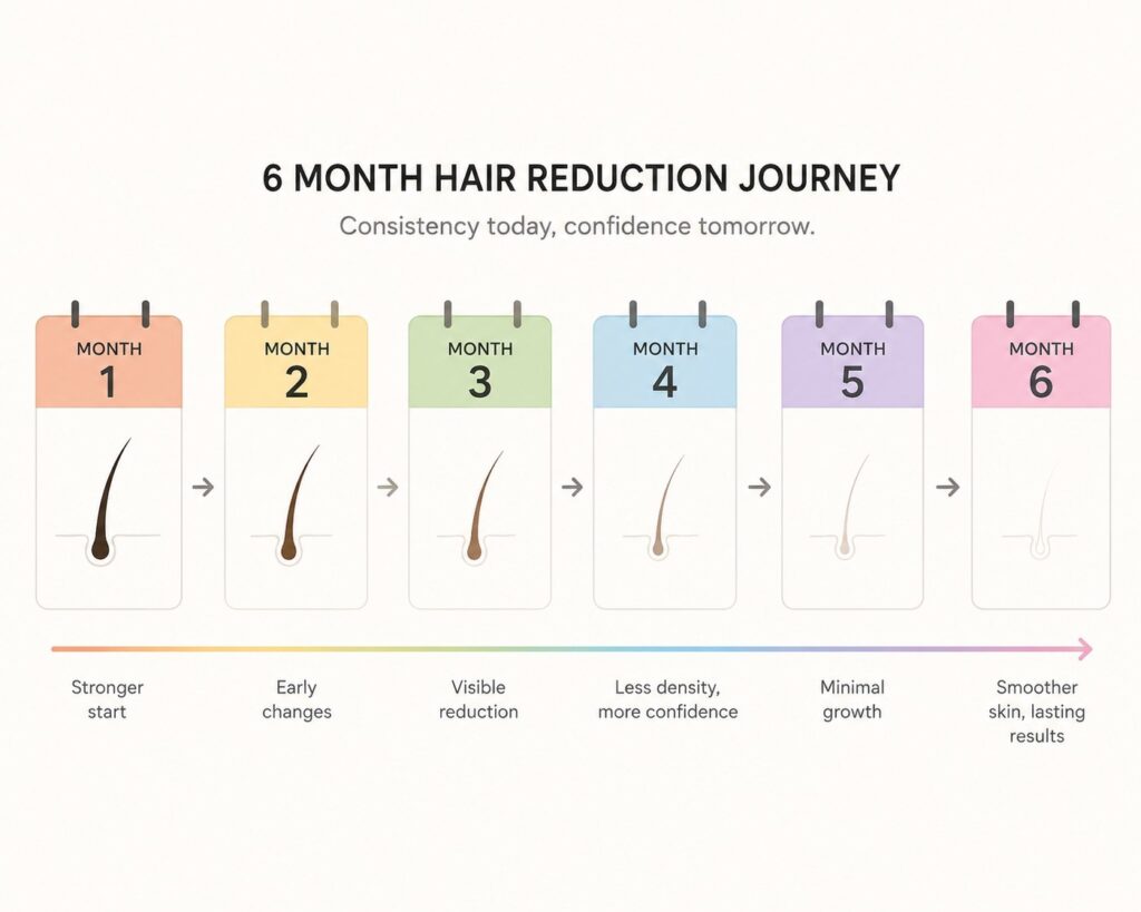 hair fall recovery timeline after moving abroad