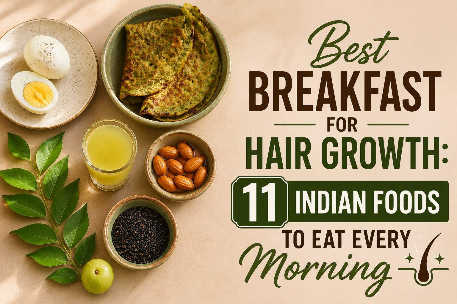 Best Breakfast for Hair Growth: 11 Indian Foods to Eat Every Morning