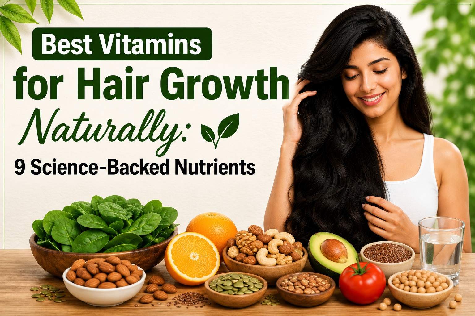 Best Vitamins for Hair Growth Naturally: 9 Science-Backed Nutrients Every Indian Needs