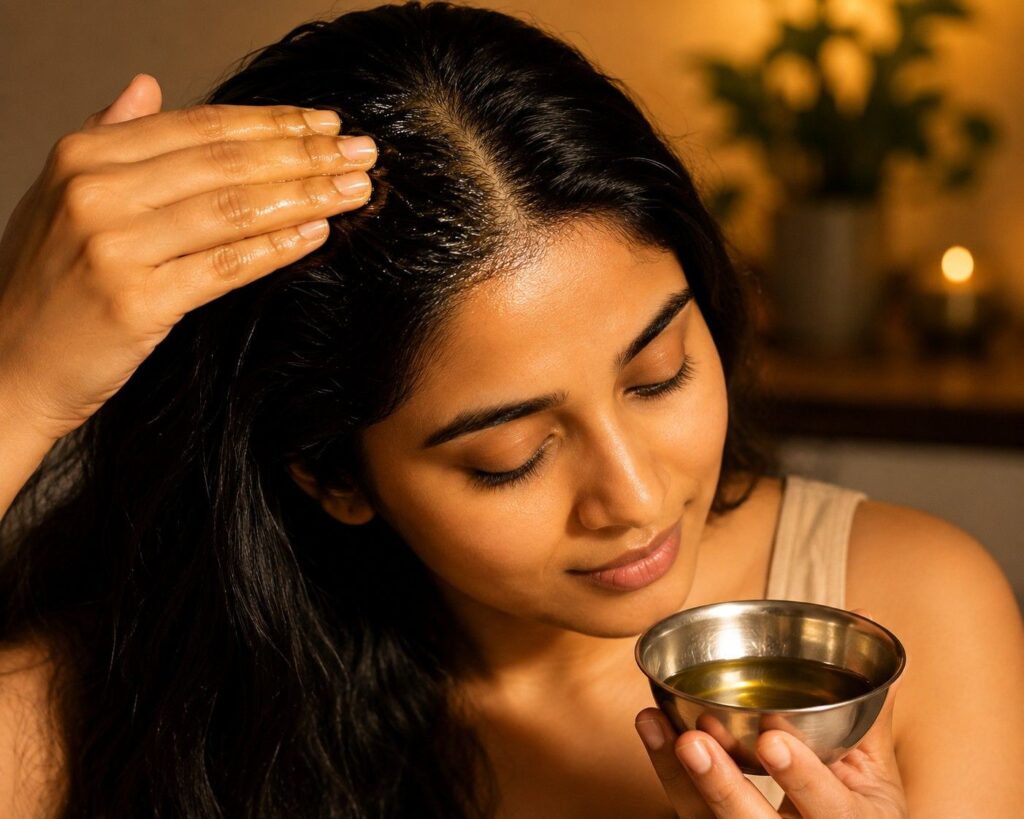  Pre wash oil massage champi for hair growth — Indian hair care routine