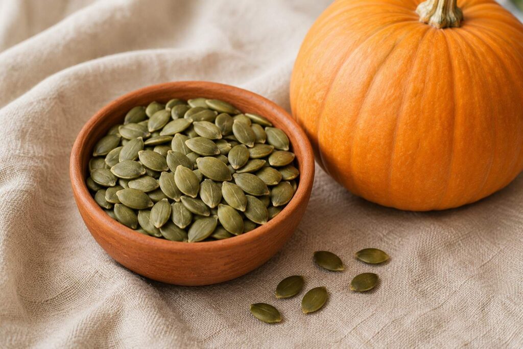 pumpkin seeds for hair fall control rich in zinc