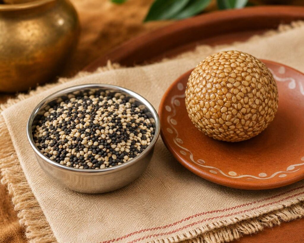 sesame seeds til for hair growth Indian diet