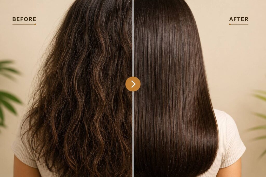 frizzy hair during monsoon how to control