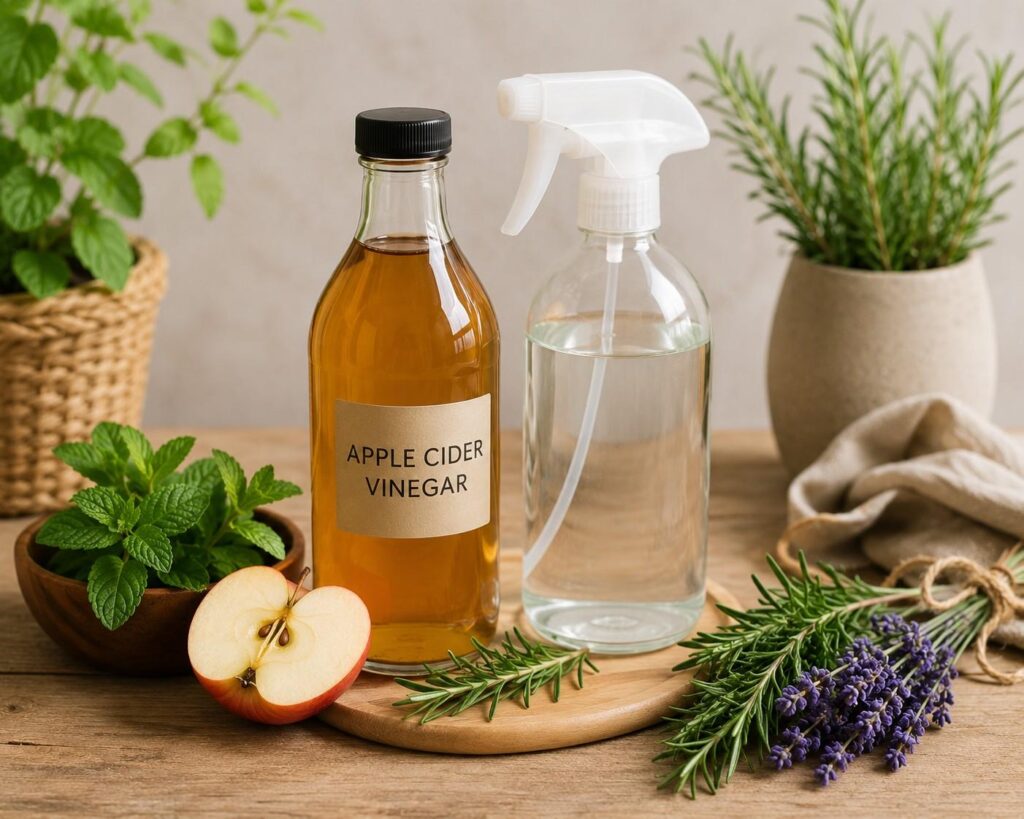 apple cider vinegar rinse scalp odour monsoon