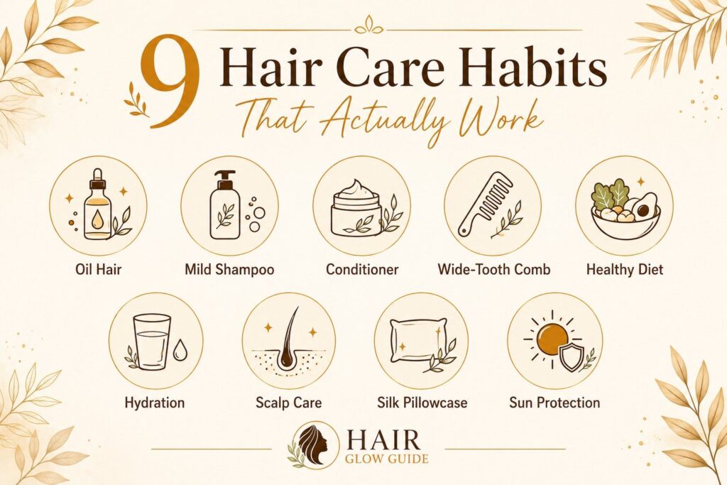 monsoon hair care routine cheat sheet india
