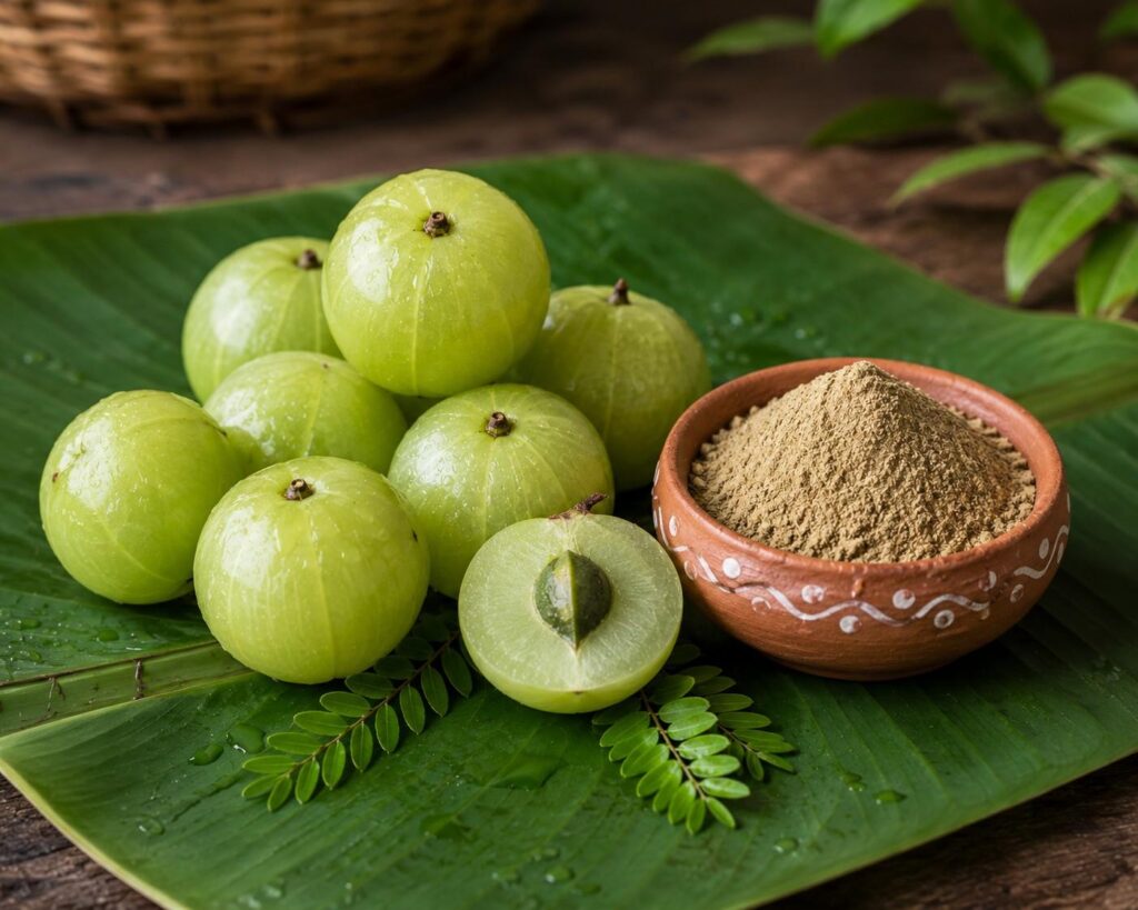 amla Indian gooseberry for hair growth vitamin C
