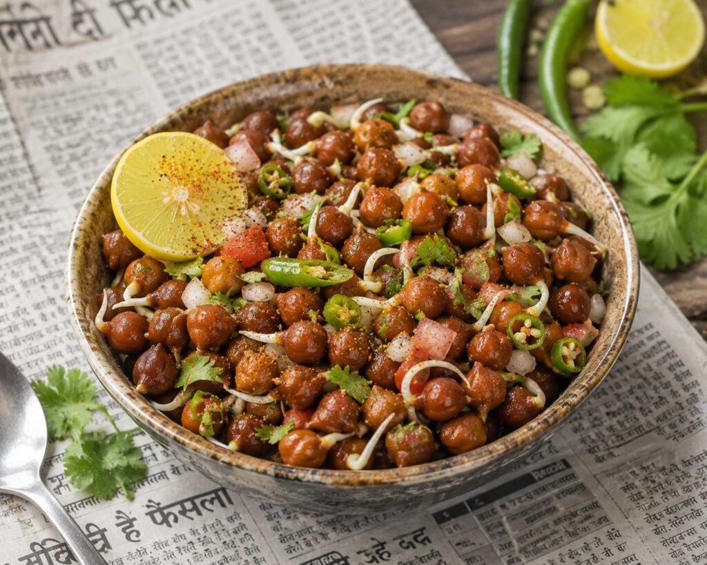 sprouted chickpeas chana zinc folate for hair growth