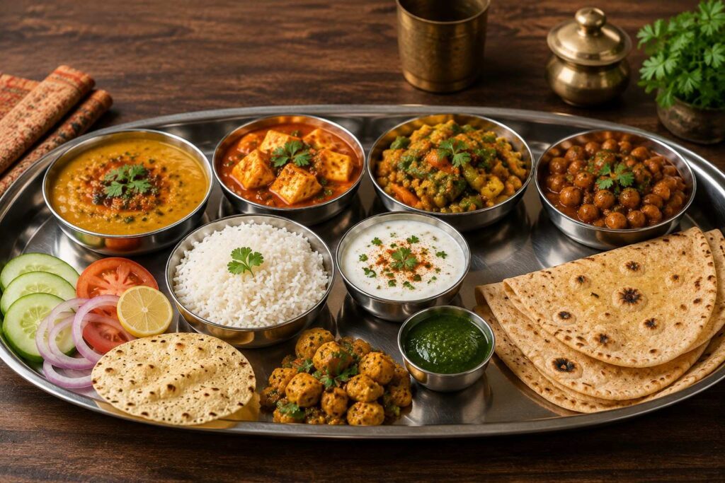 daily indian meal plan for hair growth