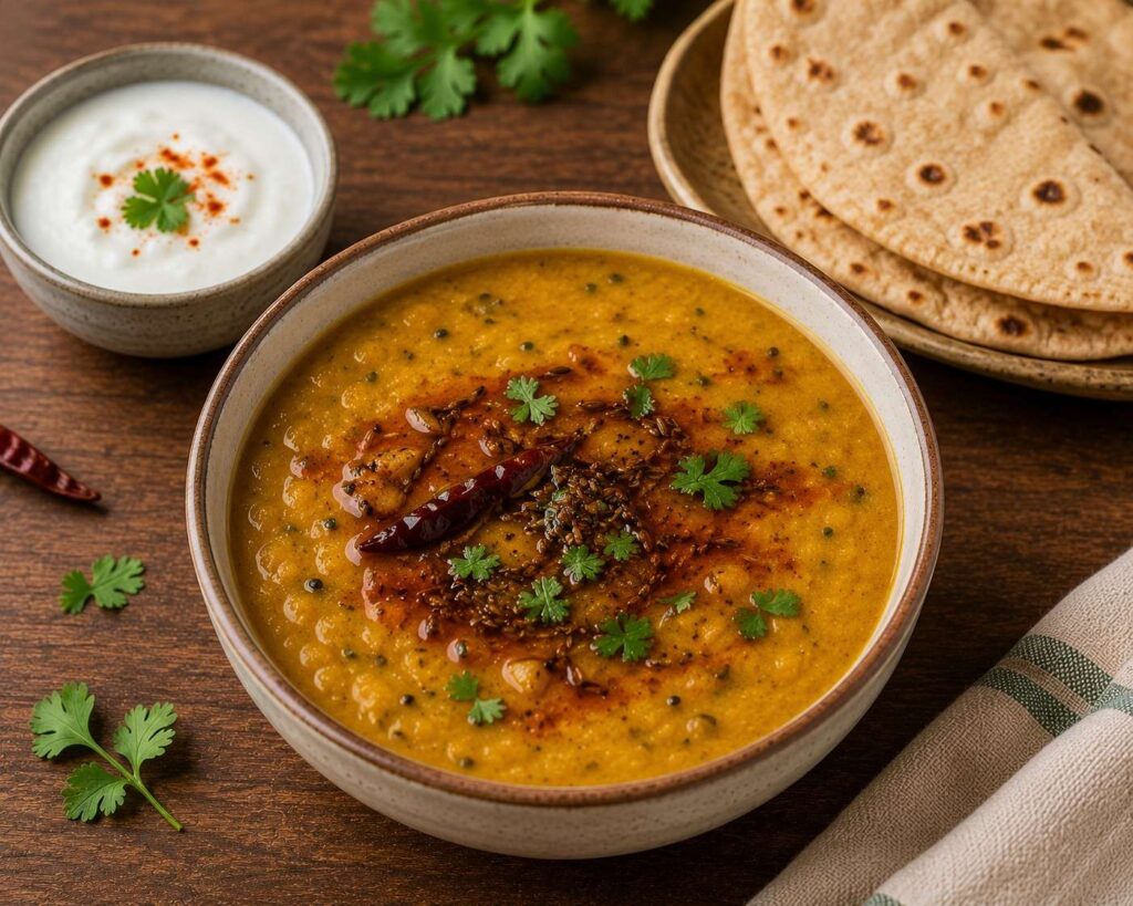 dal tadka curd high protein indian meal