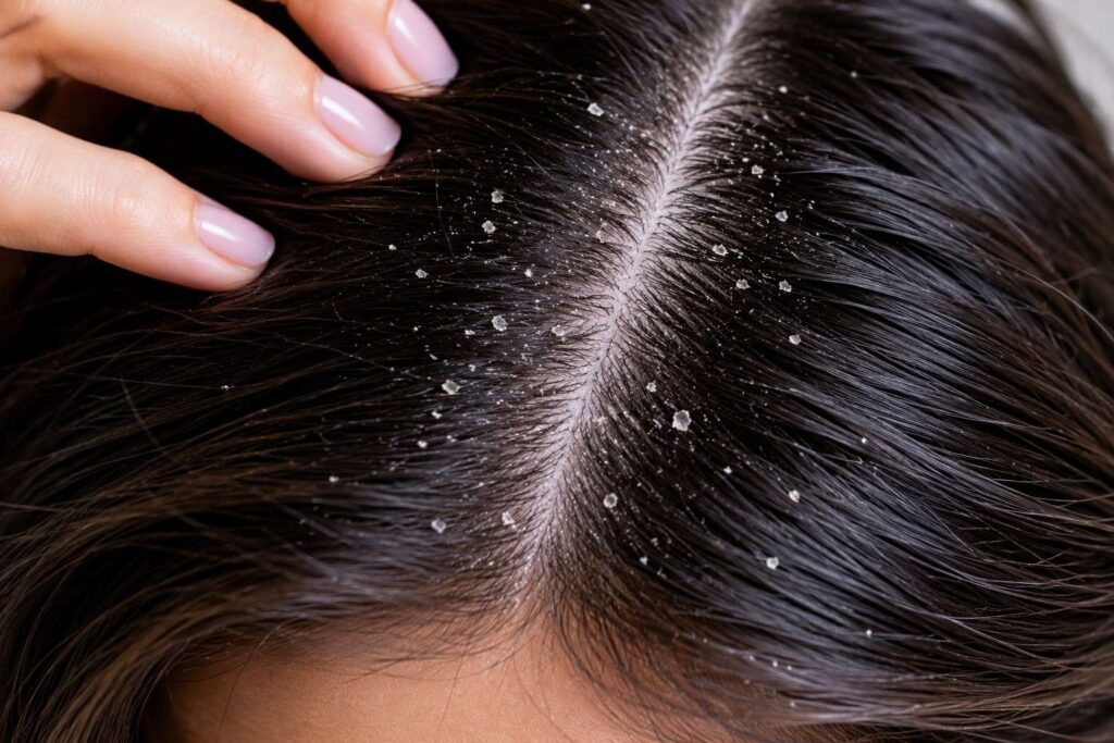 Dandruff and flaky scalp problem in cold dry weather