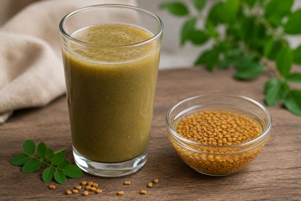 fenugreek methi juice for hair fall