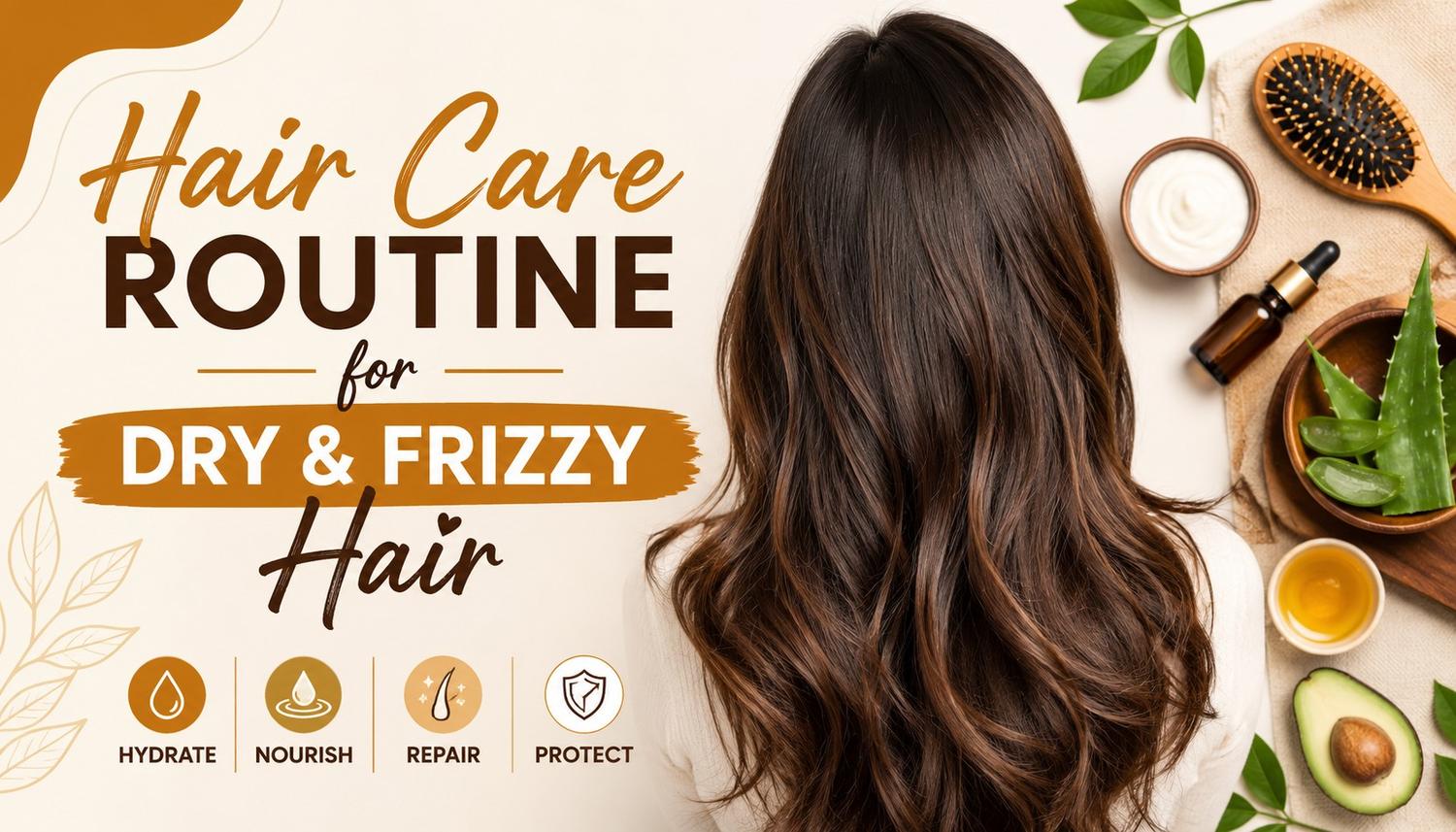 hair-care-routine-for-dry-and-frizzy-hair