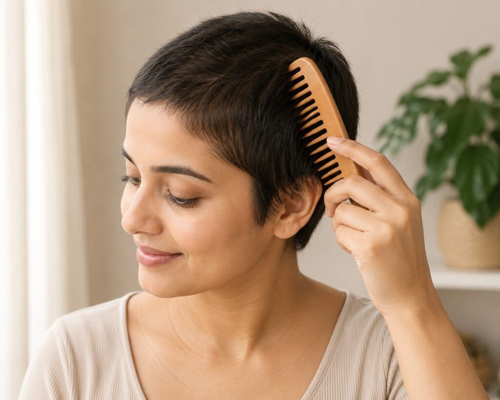 Managing hair thinning after cancer treatment regrowth