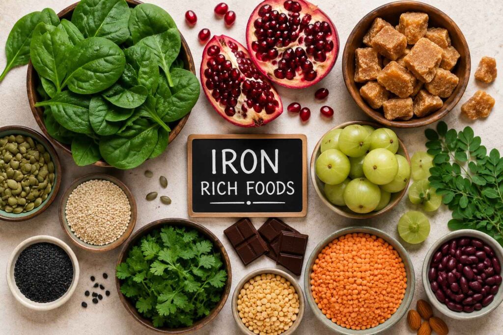  Iron rich Indian foods for hair growth