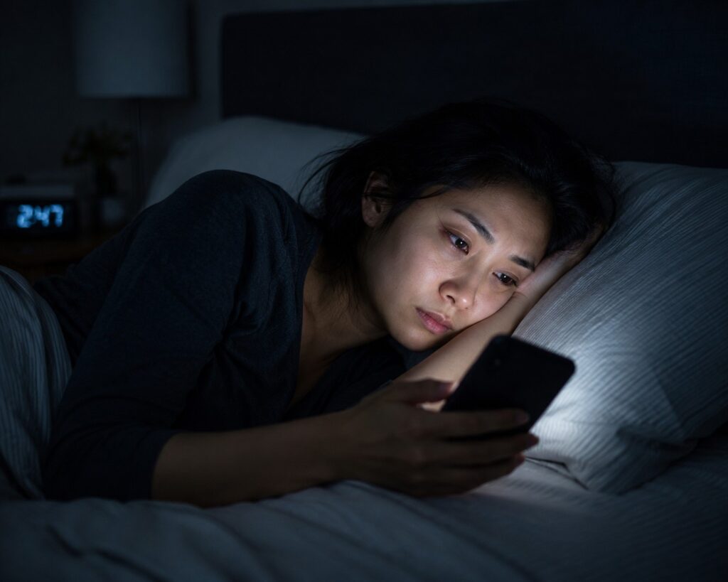 Sleep disruption and jet lag affecting hair growth cycle