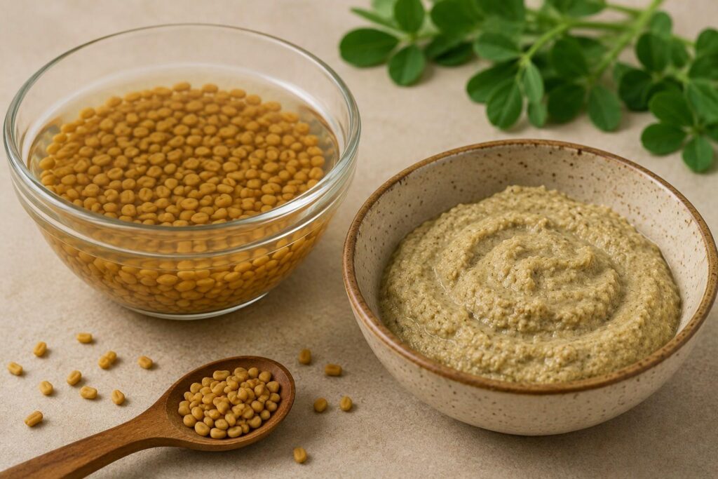 fenugreek methi seed mask for hair fall