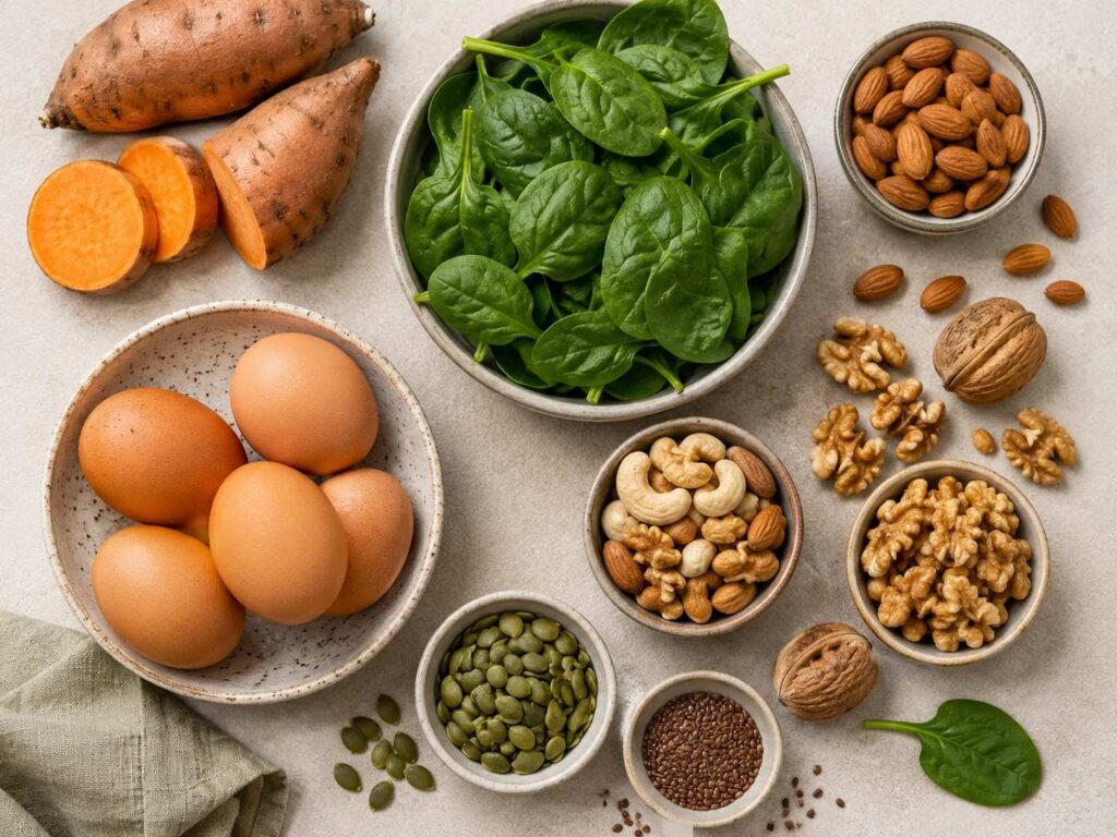 protein rich diet for hair fall from stress