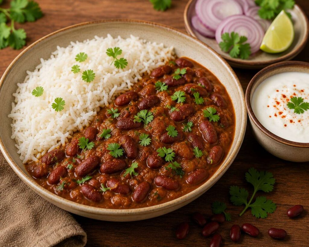 rajma chawal high protein indian meal for hair