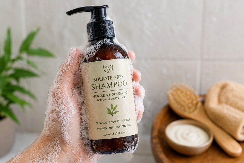 sulfate free shampoo for dry frizzy hair